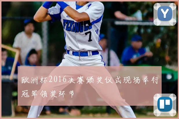 欧洲杯2016决赛颁奖仪式现场举行冠军领奖环节